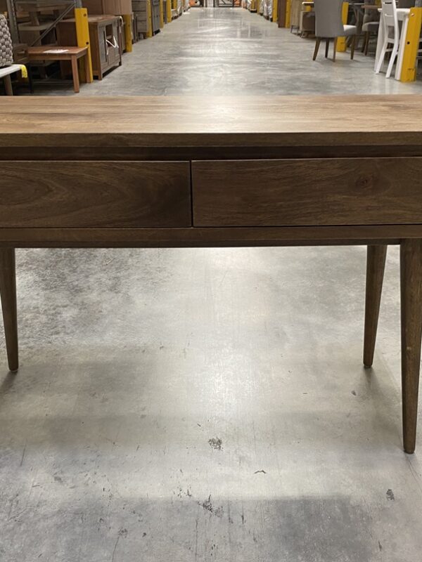 Walnut Timber 2 Drawer Hall Table