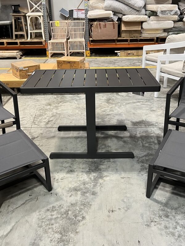 Outdoor Charcoal 5pc Balcony Set
