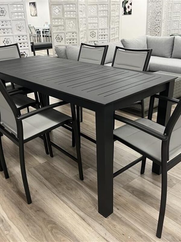 Charcoal 7pc Outdoor Bar Set
