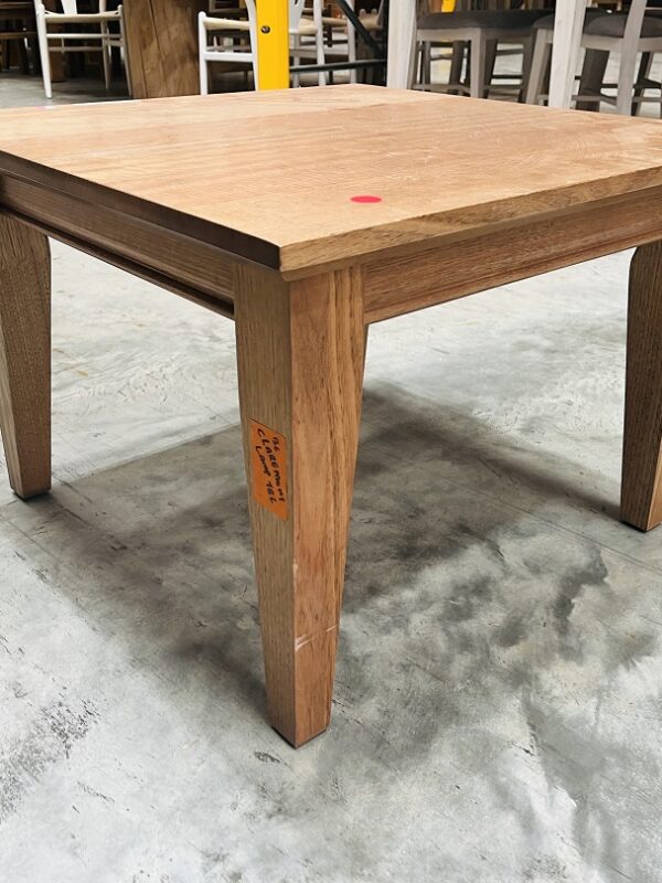 Golden Oak Timber Side Table