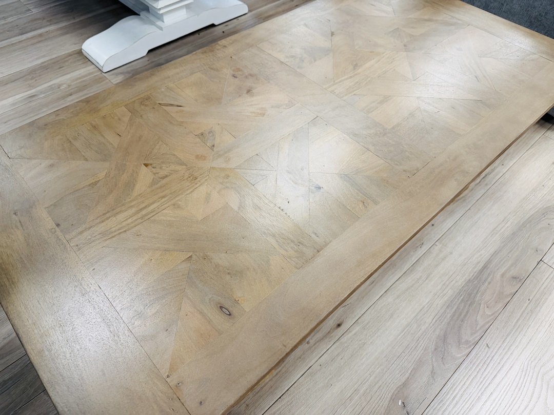 Mocca Timber Pedestal Coffee Table 3