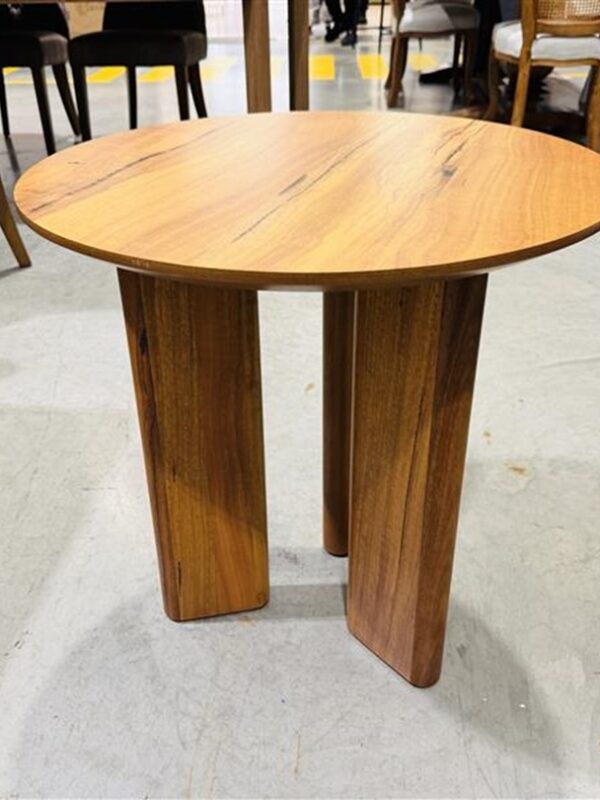 Natural Timber Round Lamp Table